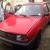 1992 VOLKSWAGEN POLO CL COUPE RED 1300 5 SPEED PROJECT CAR NEEDS WORK