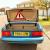 1996 MERCEDES SL 320 AUTO BLUE SHOW CAR CONDITION -- cream leather
