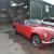 1972 CHROME BUMPER MG MGB ROADSTER, UNFINISHED PROJECT IN RED, TAX EXEMPT