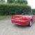2001 FORD  MUSTANG CONVERTABLE 3.8 AUTOMATIC  ONE OWNER IN RED.