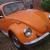 Classic orange VW Beetle 1300 1972