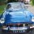 MG B GT BLUE with over ride switch 1972