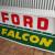 Ford Falcon Genuine Dealership Double sided neon Sign. Circa 1965. Suit XP XM GT