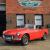 1974 MGB Roadster Tartan Red, Nut and Bolt restored in 2012