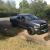 american dodge ram 1500 gunmetal grey off road 4x4 style pick up truck