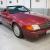 1990 Mercedes 300 SL 24v,Auto Hard top R129 Amandine Red with Black leather