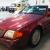 1990 Mercedes 300 SL 24v,Auto Hard top R129 Amandine Red with Black leather