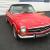 1971 Mercedes Benz 280SL Red with Parchement MB Text