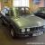 1986 BMW 5 Series E28 528i SE 4 Door Saloon Saloon Petrol Manual