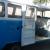 volkswagen Bus T2 bleu and white
