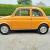 1971 FIAT 500L RHD SERVICE HISTORY ONLY 55000 MILES IN YELLOW PX WELCOME