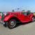 1953 Singer 4ADT Roadster in red with black interior,