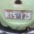 Old Rare green Herbie 1960’s Volkswagen Beetle with one original number plate
