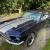 1967 Ford Mustang Brand Spanking New Deep Impact blue 289 V8 Willwood Discs