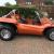 VW beach buggy Orange with white soft top