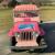 1961 Willys Surrey Gala 2 W D Super Rare pink jeep 4 cyl 3 speed nice
