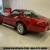 1982 Chevrolet Corvette Removal Top Sports Car