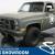 1985 Chevrolet Blazer D10 M1009 CUCV 4x4