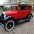  Willys Overland Whippet Red 1927 