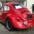  VW Beetle 1300, Classic Car, 1973, Red 