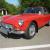  MGB GT 1973 TARTAN RED/BLACK HIDE PIPED IN RED - STAGE 3 ENGINE STAGE 2 UNLEADED 