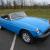  MGB ROADSTER 1978 PX PAGENT BLUE WITH BLACK HIDE INTERIOR PIPED IN RED 