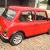  1990 ROVER MINI RACING FLAME CHECKMATE CLASSIC RED LOW MILES 2 OWNERS NO RUST 