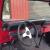 JEEP CJ7  1981  Red Exterior, Rino Lined Interior, New Upholstery