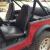 JEEP CJ7  1981  Red Exterior, Rino Lined Interior, New Upholstery