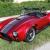 NEW 1965 BACKDRAFT ROADSTER FORD COYOTE T5 5 Speed CHRYSTAL RED  Gray Stripes