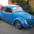  VW BEETLE BUG 1776 TWIN CARBS PORSCHE ARROWS BLUE OLD SCHOOL FEATURE CAR 
