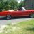 1965 MERCURY CALIENTE CONVERTIBLE -RED W/ TAN TOP AND INTERIOR  NICE