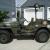 WILLYS 1946 CJ2A  U.S. ARMY WW2 TYPE MILITARY POLICE STYLE  JEEP W/ .50 CALIBER