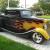 1933 FORD 3 WINDOW COUPE / STREET ROD/  BLACK WITH FLAMES
