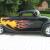 1933 FORD 3 WINDOW COUPE / STREET ROD/  BLACK WITH FLAMES