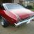 CHEVROLET CHEVELLE 1969 SS 396 ENGINE RED 2-DOOR COUPE