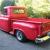 1955 Chevy 3100 1/2 Ton Pickup Truck 454c.i. Automatic RWD Red