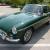  MGB GT 1972 TAX EXEMPT BRG WITH BLACK HIDE INTERIOR PIPED IN GREEN - STUNNING 