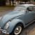  vw beetle 1959,just restored inside and out,fortune spent,dove blue,lovely vw