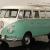 1964 Volkswagen Type 2 Deluxe 13 window Microbus Restored Mint Green