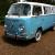  1971 VOLKSWAGEN VW CAMPER BLUE/WHITE LHD CALI IMPORT 