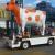 unique ice cream truck . milk , dairy promotional vehicle big cow