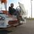 unique ice cream truck . milk , dairy promotional vehicle big cow