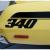 72 Dodge Duster 340 Lemon Twist Yellow/Black Auto PS PB