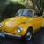 1978 Volkswagen Super Beetle Karmann Edition Convertible CHROME Yellow