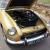  Very Original 1972 MGB Chrome Bumper Roadster Harvest Gold Tax Exempt Concourse 