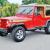simply beautiful and rare 1988 Jeep Wrangler olympic edtion 6 cly red sunroof .