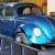1956 VW Beetle Rag Top (Blue), Oval Window - Restored, Great Condition