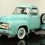 1955 Ford F100 Pickup 223ci 6 Cylinder 3 Speed Restored Chrome Bumpers