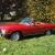 1973 Mercedes Benz 450SL Roadster w/hardtop, Red, Bamboo int, Euro bumpers, MINT